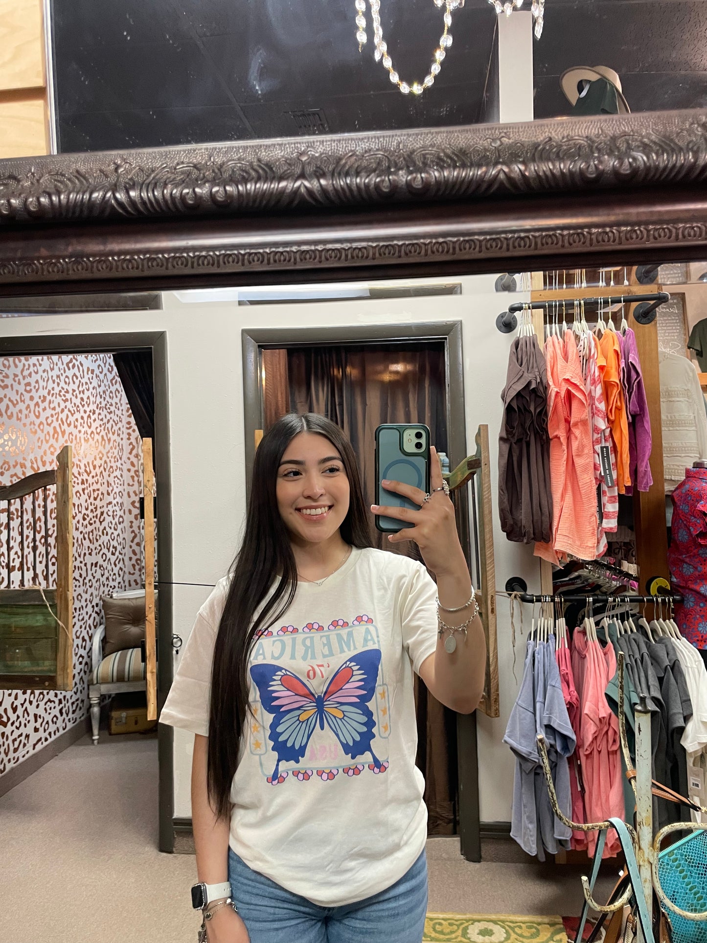 Jadelynn Brooke American Butterfly Tee