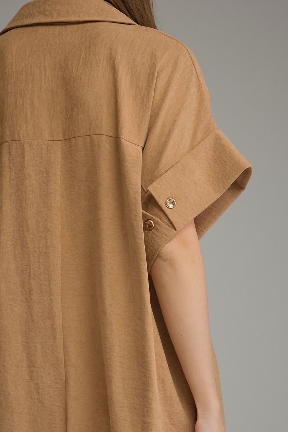 Camel Shirt Dress