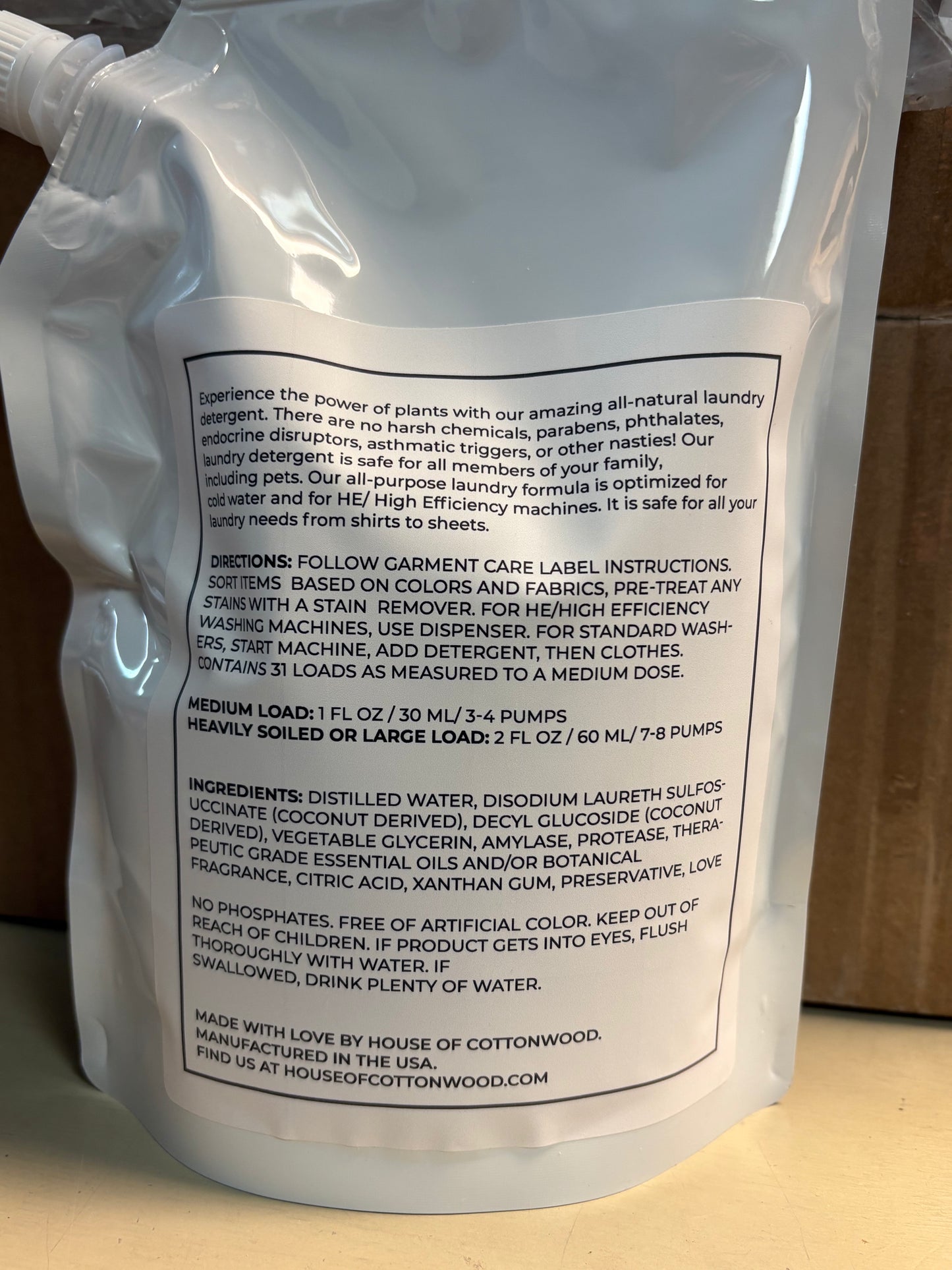 House of Cottonwood Weaver LAUNDRY DETERGENT