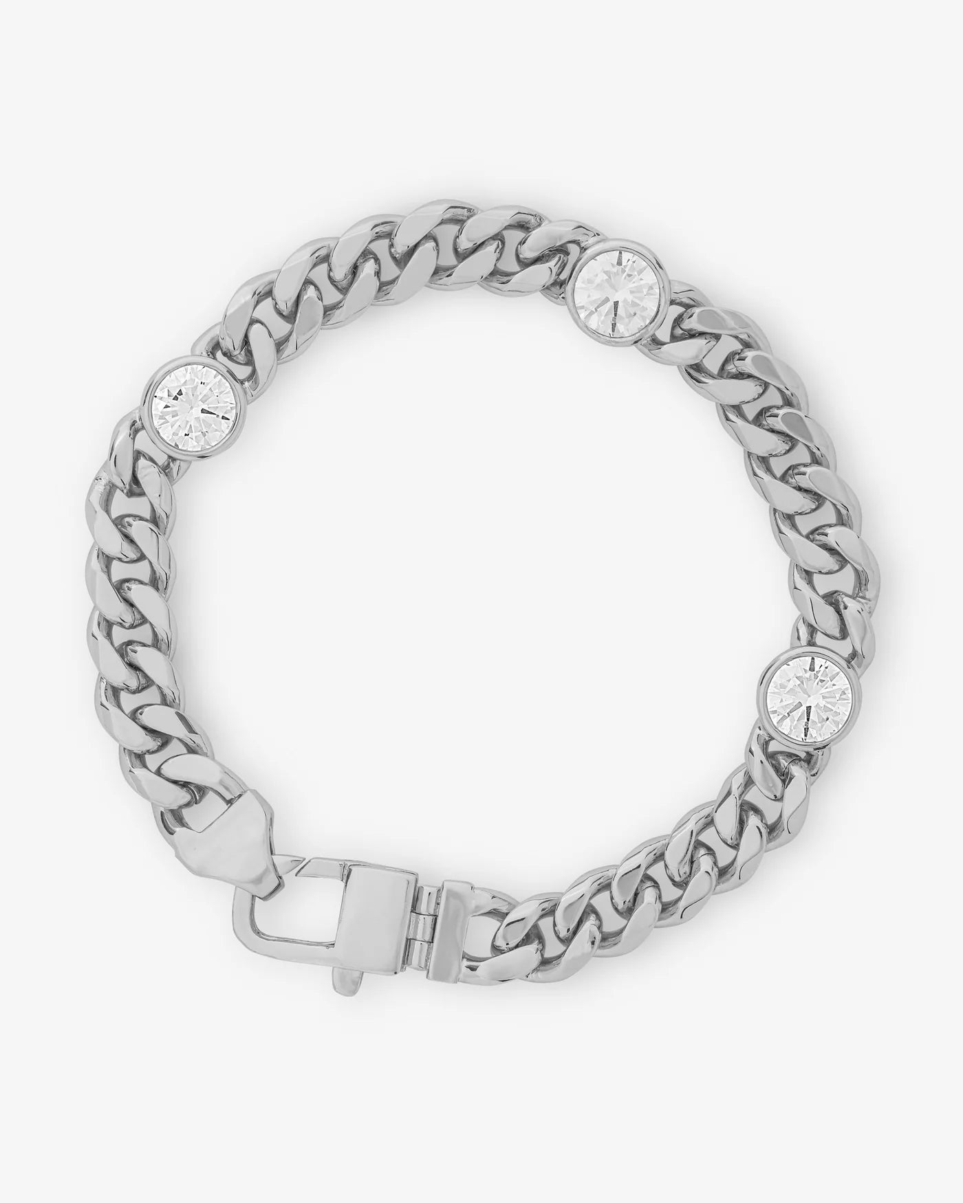 Melinda Maria Julian Triple Diamond Bracelet (Gold or Silver)