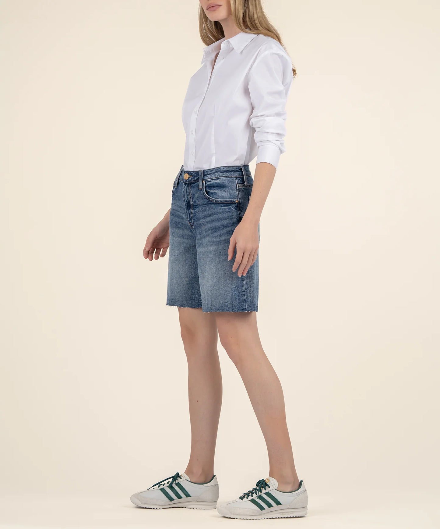 KUT from the KLOTH Hailey High Rise Bermuda Shorts