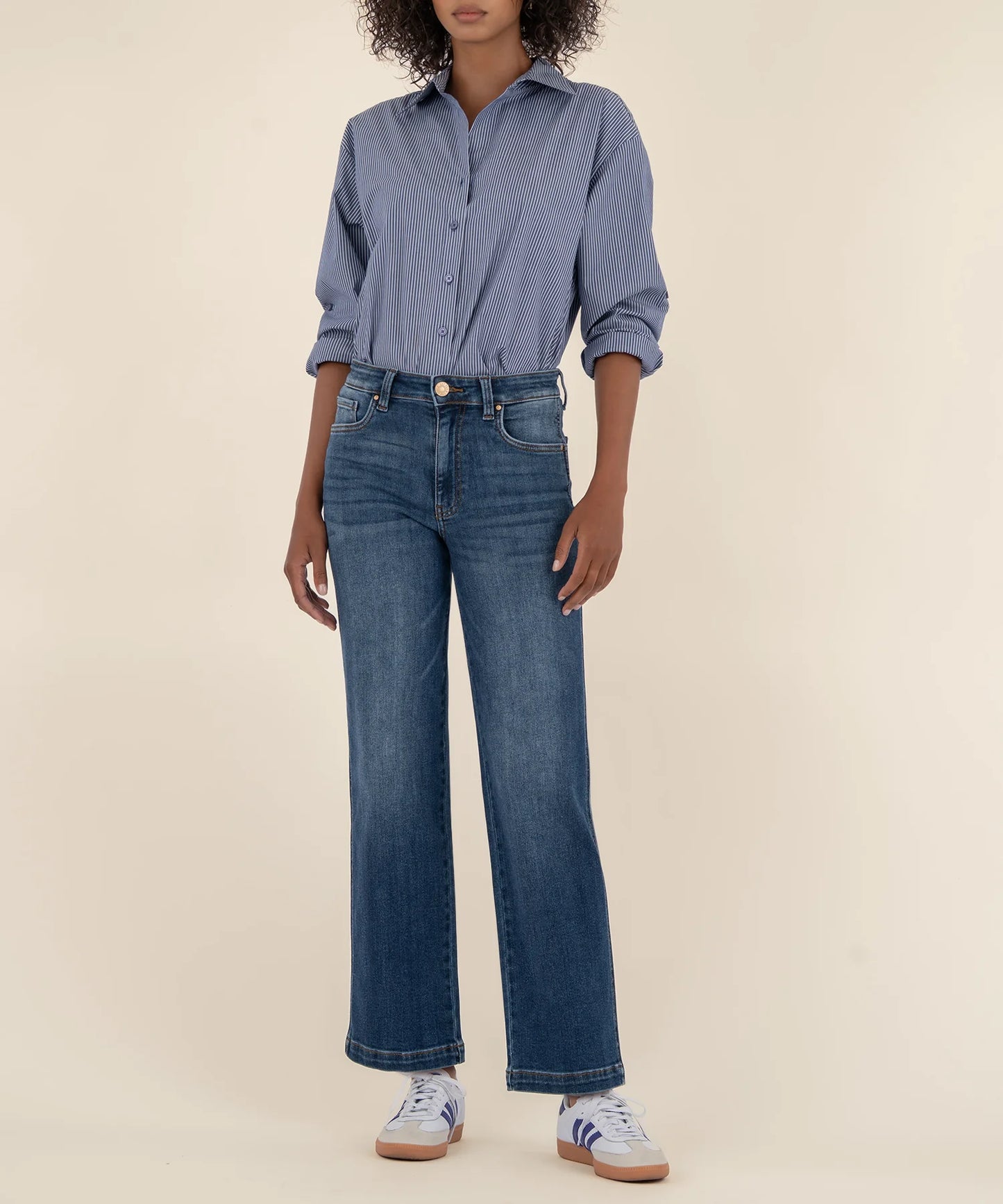 Kut from the Kloth Pattie High Rise Straight Leg