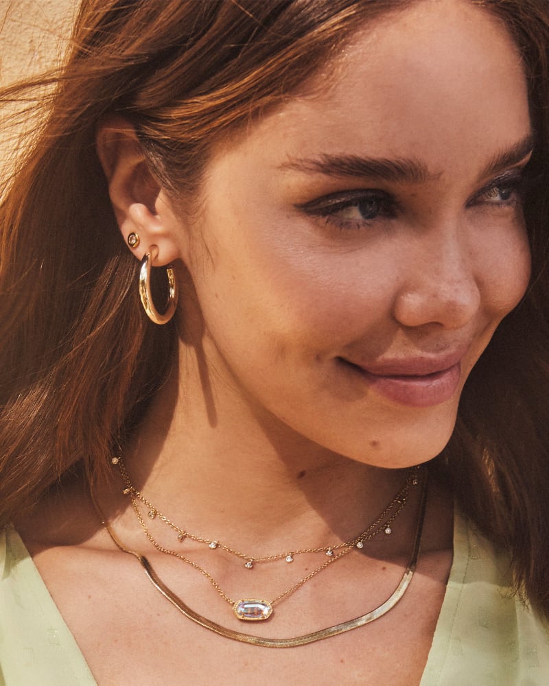 Kendra Scott Amelia Chain Silver or Gold Necklace