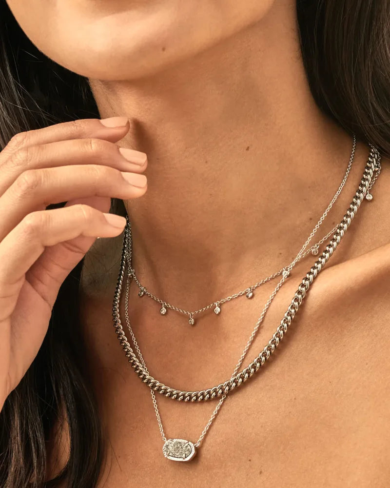 Kendra Scott Amelia Chain Silver or Gold Necklace