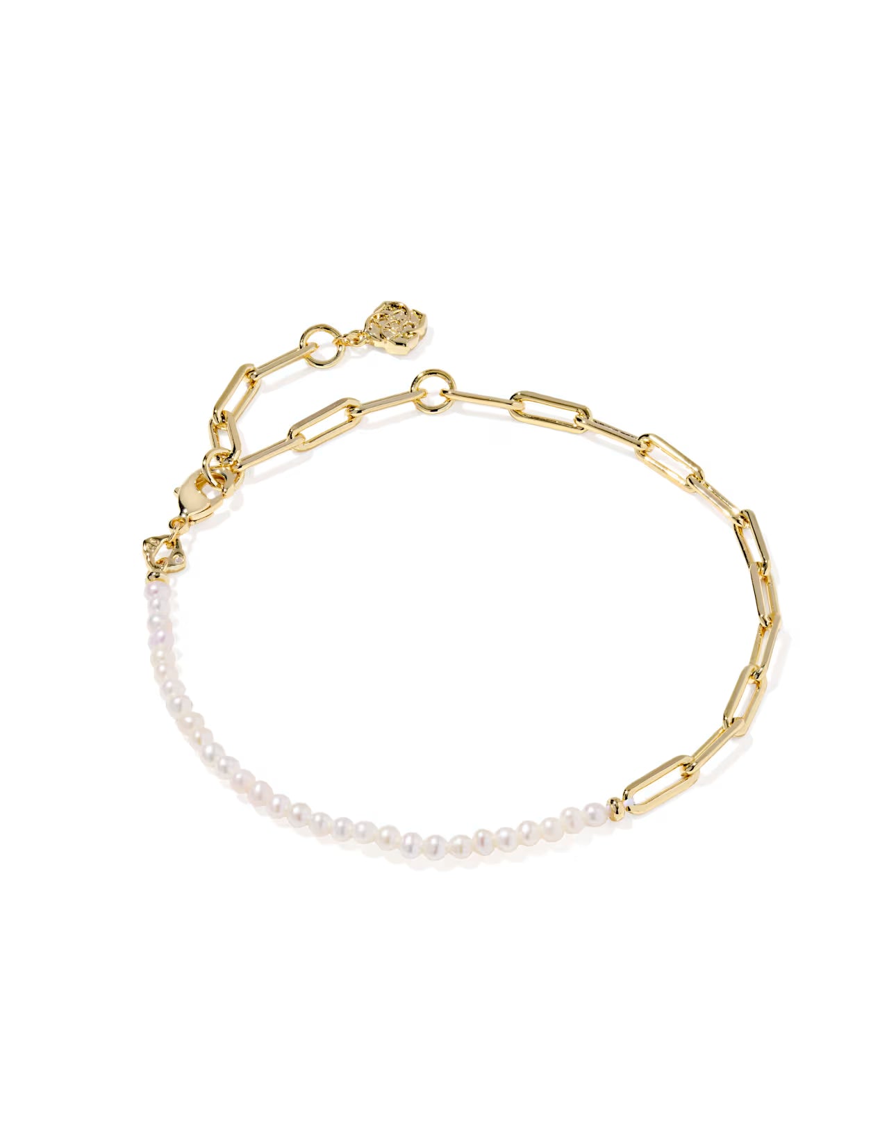 Kendra Scott Markie Gold Half Chain Bracelet
