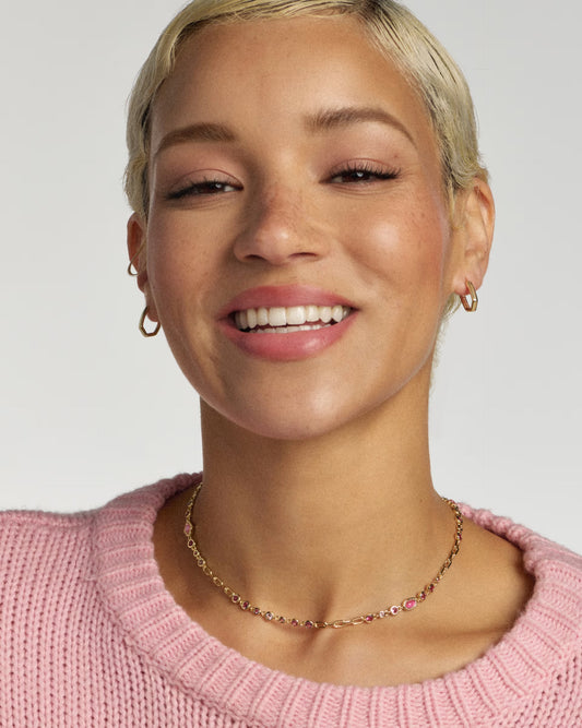 Kendra Scott Mini Elisa Abbie Gold Convertible Strand Necklace