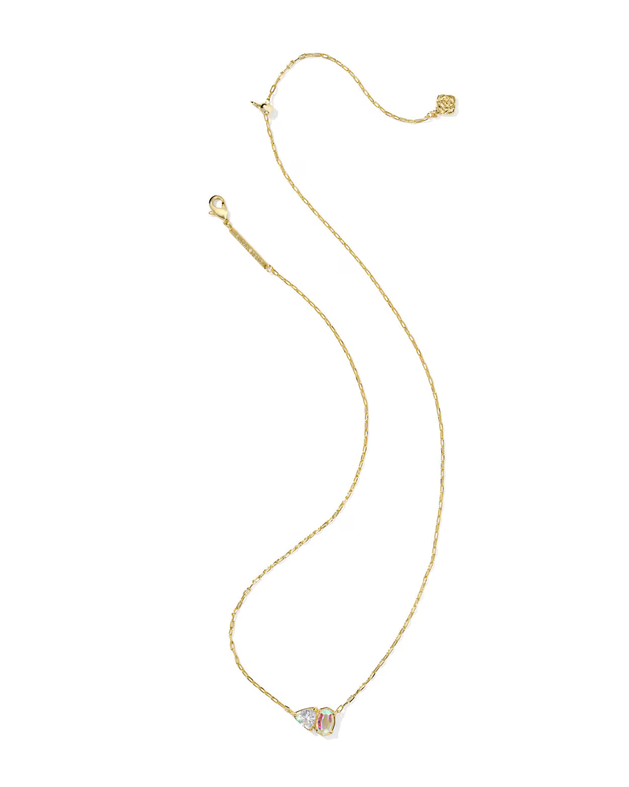 Kendra Scott Gold Tatum April Short Pendant Necklace