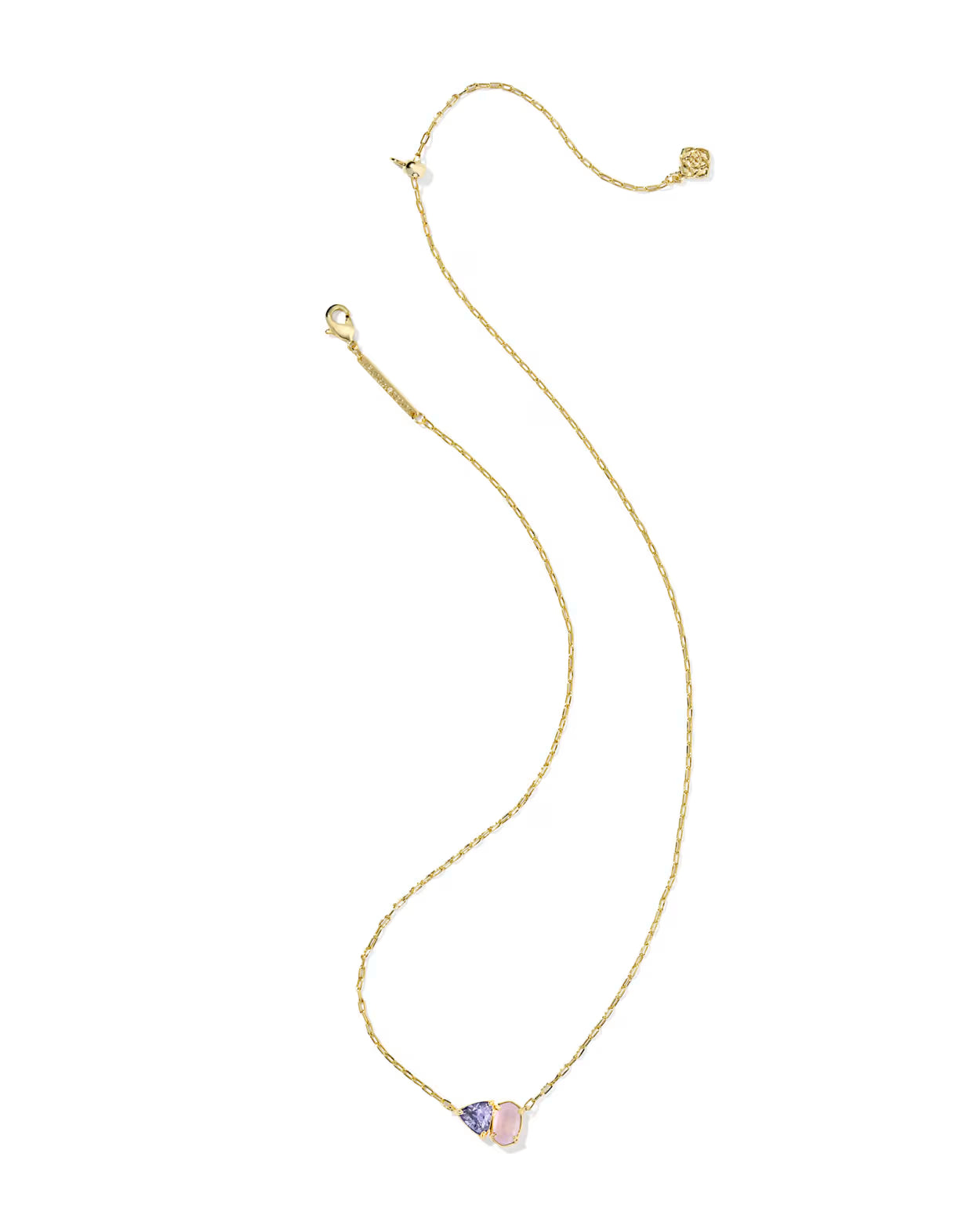 Kendra Scott Gold Tatum February Short Pendant Necklace
