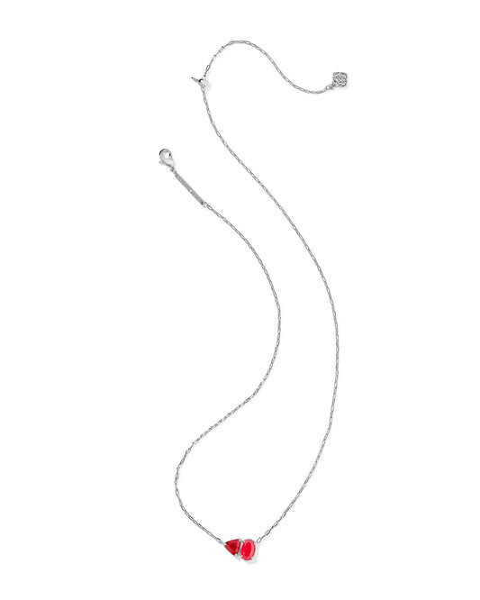 Kendra Scott Tatum Silver July Short Pendant Necklace