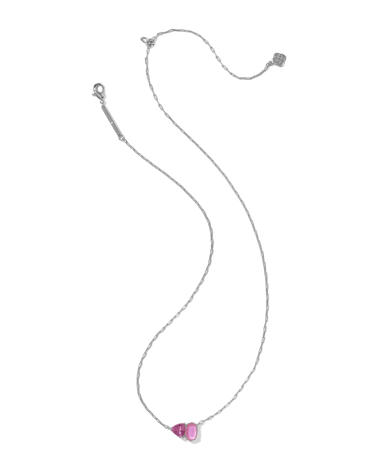 Kendra Scott Tatum Silver October Short Pendant Necklace