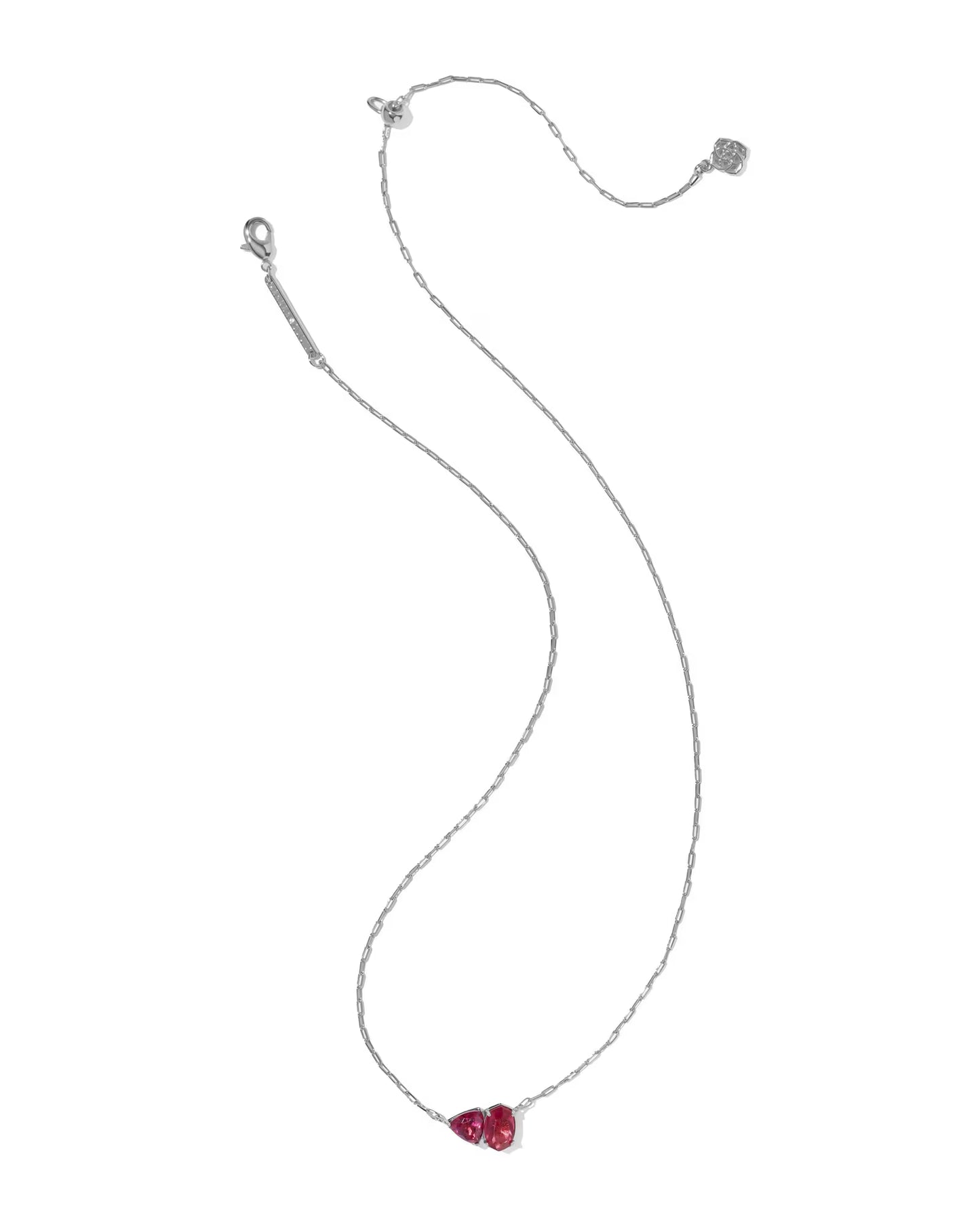 Kendra Scott Tatum Silver January Short Pendant Necklace