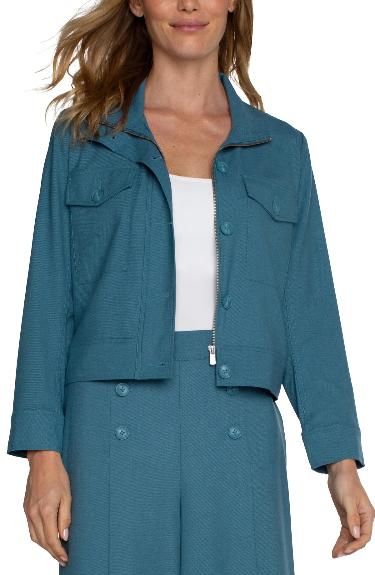 Liverpool UTILITY CROP JACKET