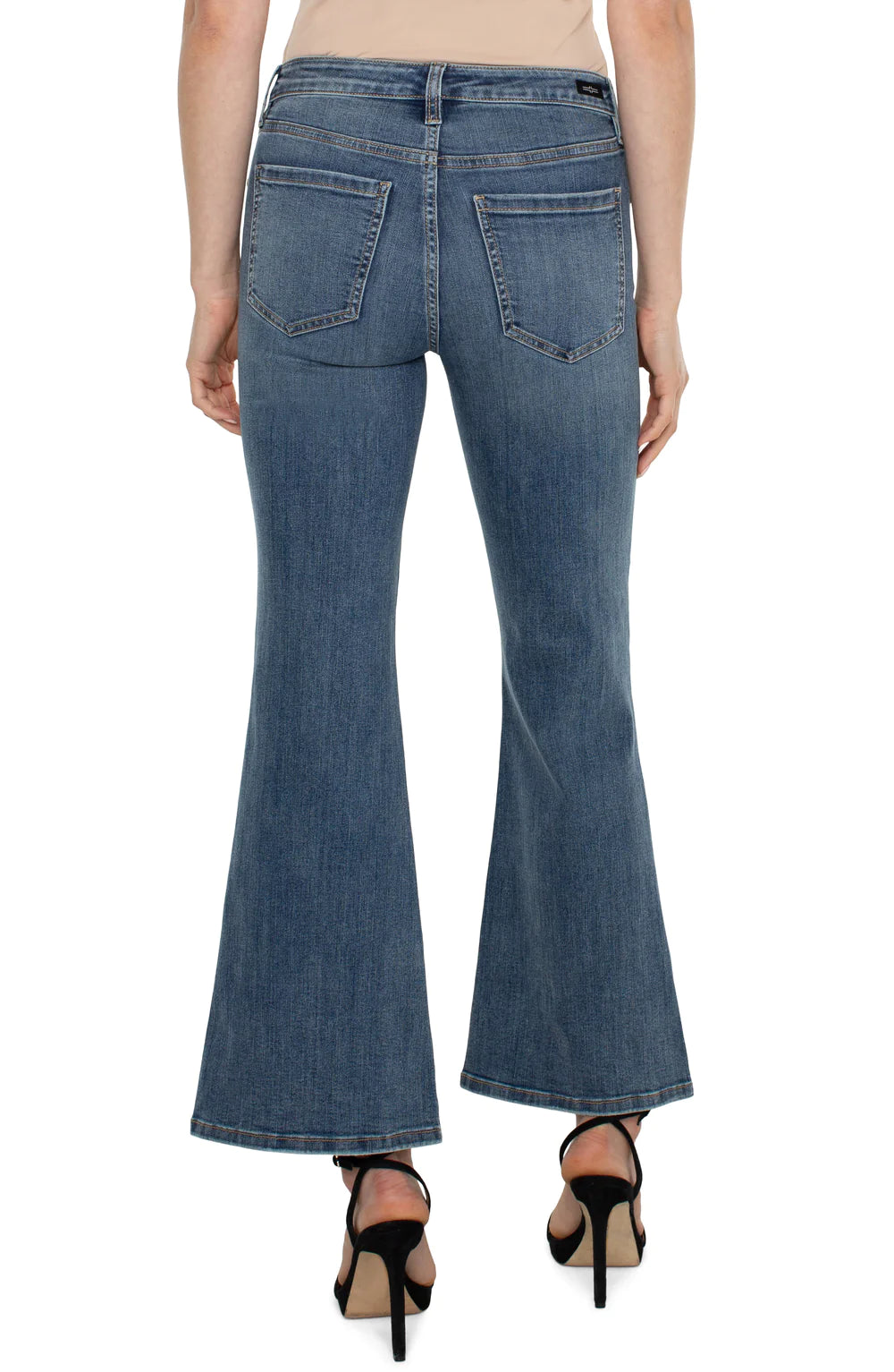 Liverpool HANNAH FLARE SEAMED WITH FRONT SLIT