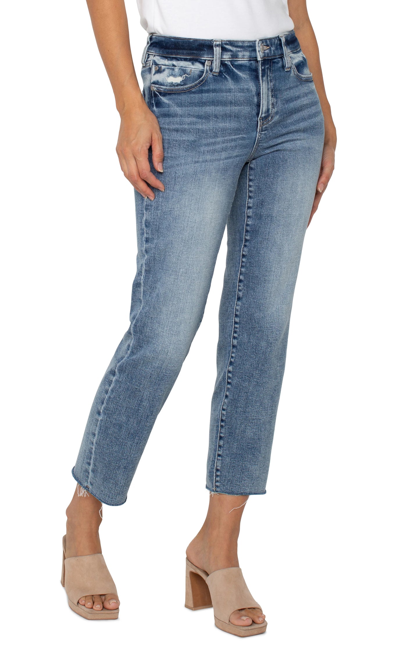 Liverpool Liv Non-skinny Skinny With Cut Hem