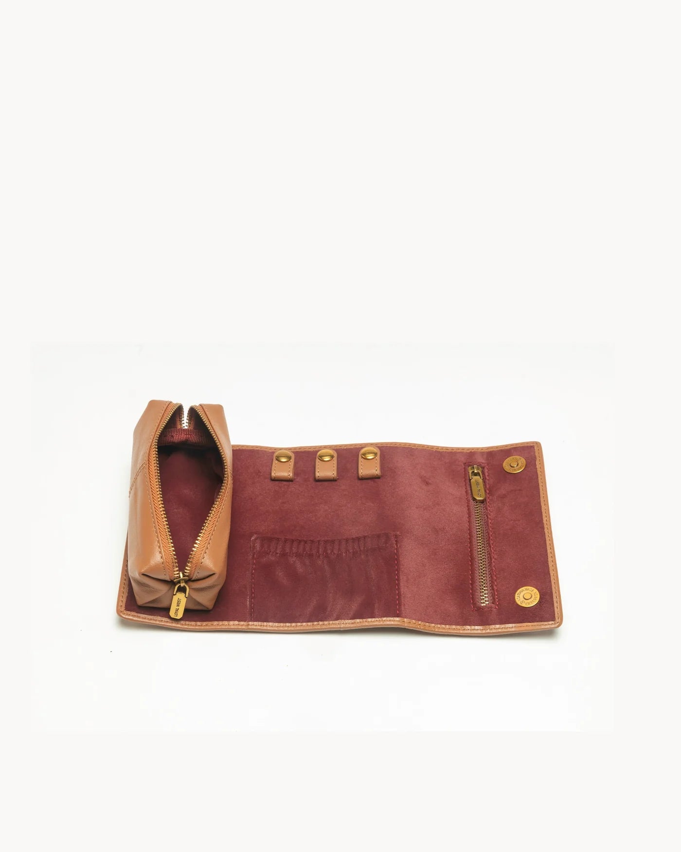 Canyon Jewelry Case Handtooled Leather - Whiskey & Water