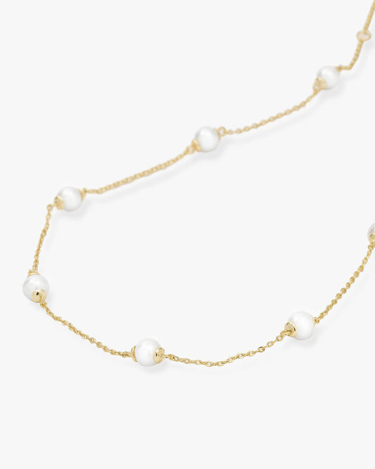 Melinda Maria Perfect Pearl Infinity Necklace