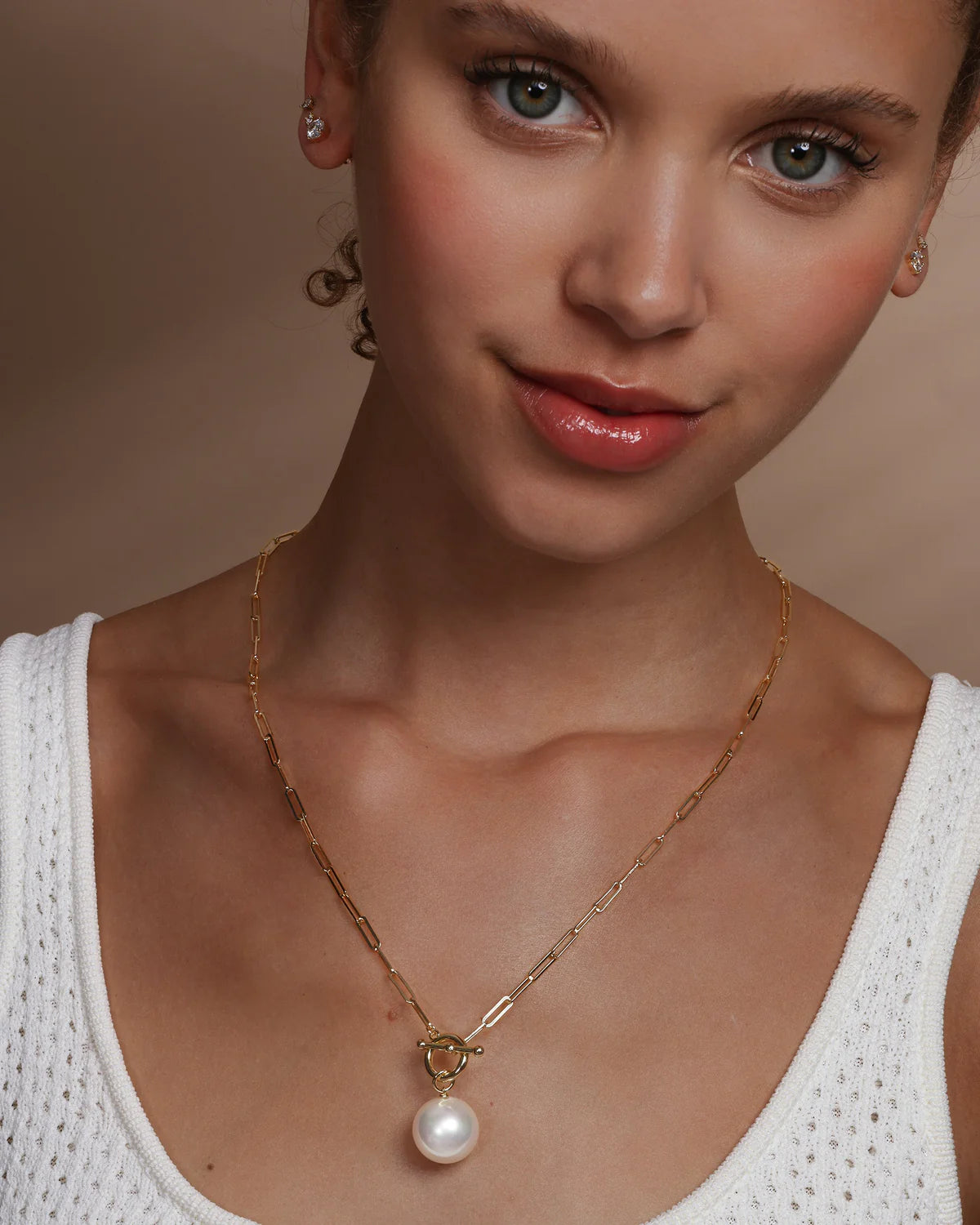 Melinda Marie Life's A Ball Pendant Necklace (Gold or Silver)