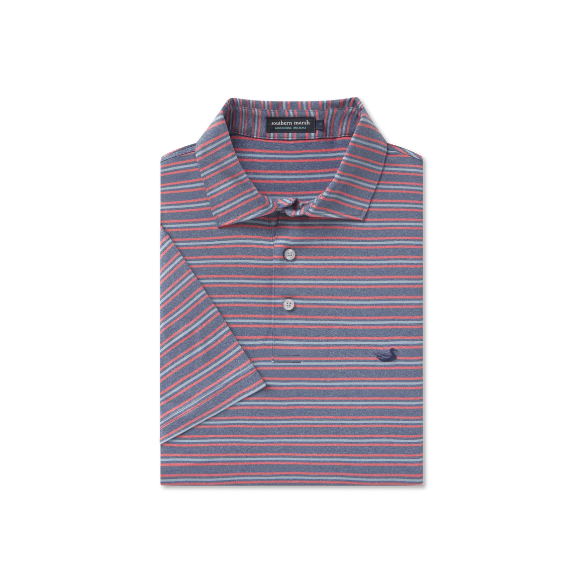 Southern Marsh Maybourne Featherlight Stripe Polo