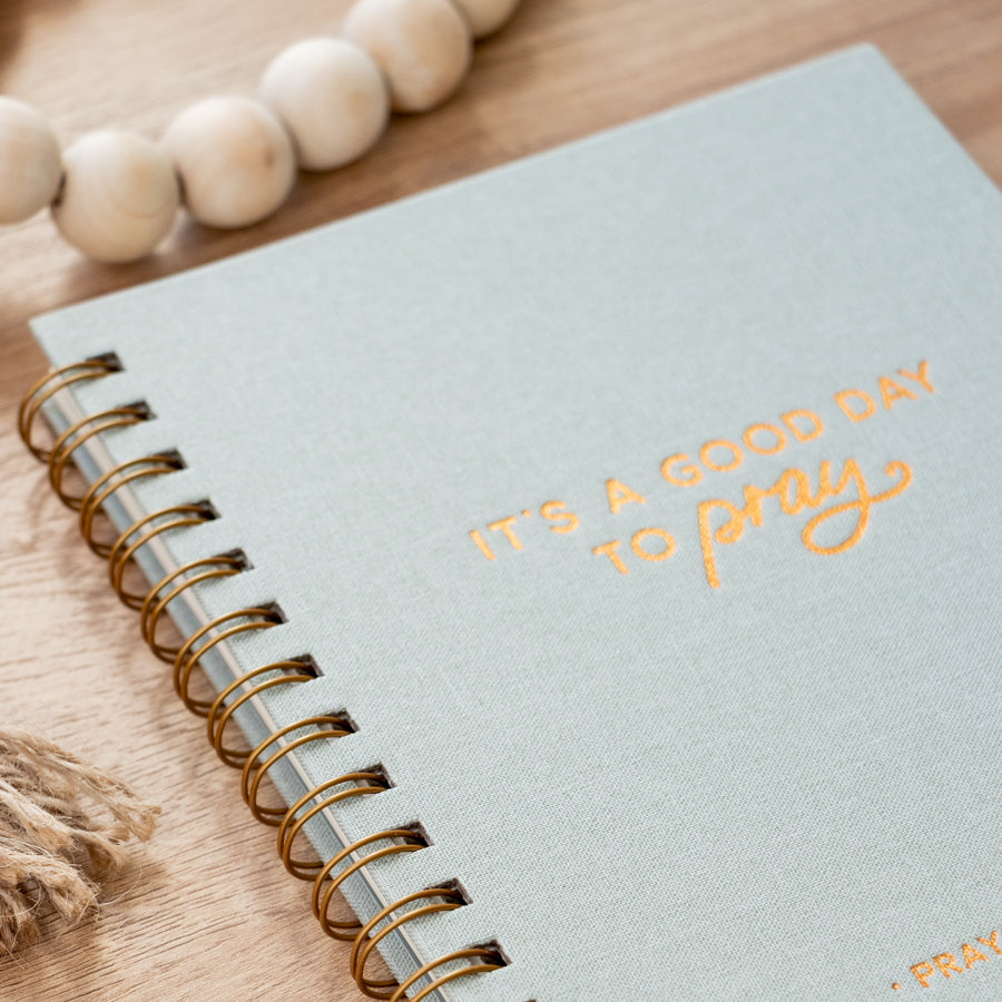 The Anastasia Co. Prayer Journal - Green Linen