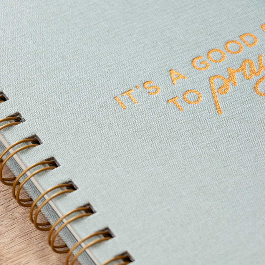 The Anastasia Co. Prayer Journal - Green Linen