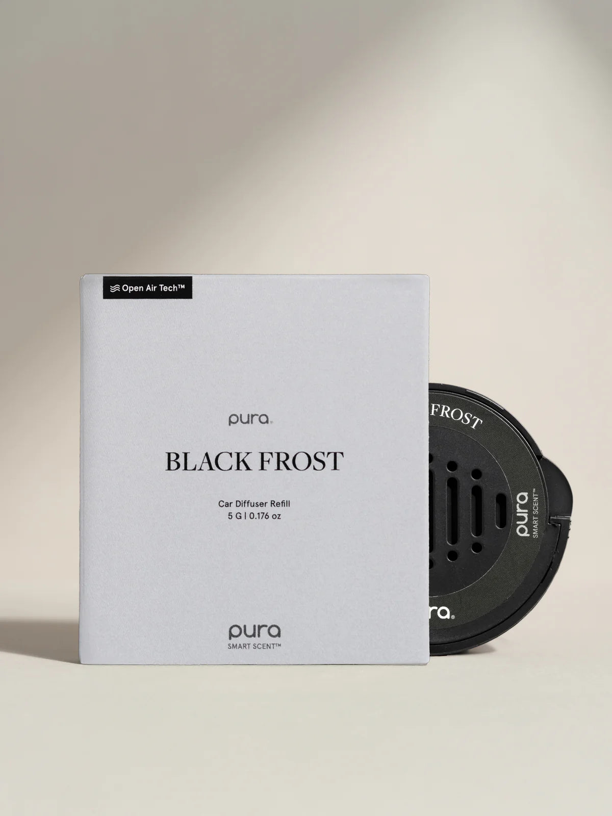 Pura Car Diffuser Black Frost