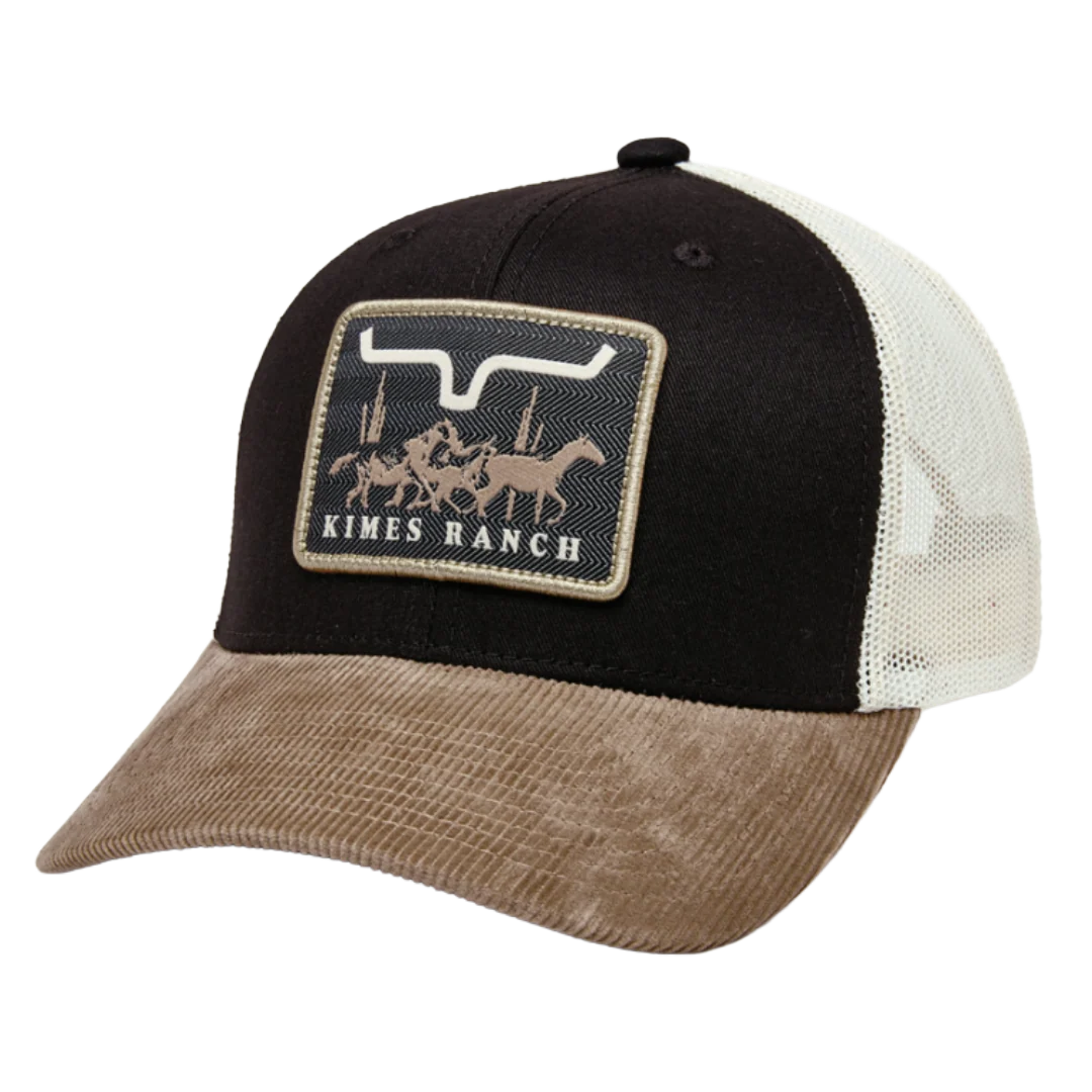 Kimes Ranch Roseben Black Trucker Cap