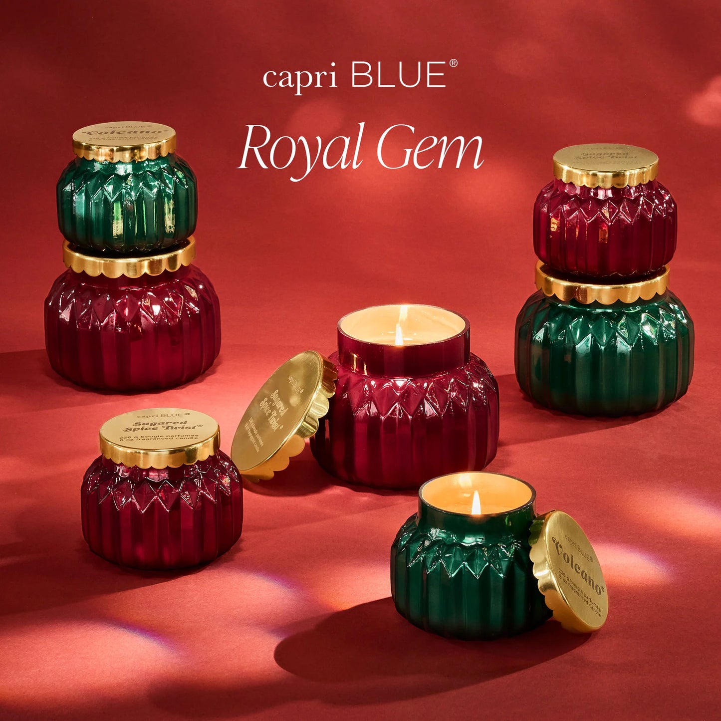 Sugared Spice Twist Royal Gem Petite Candle