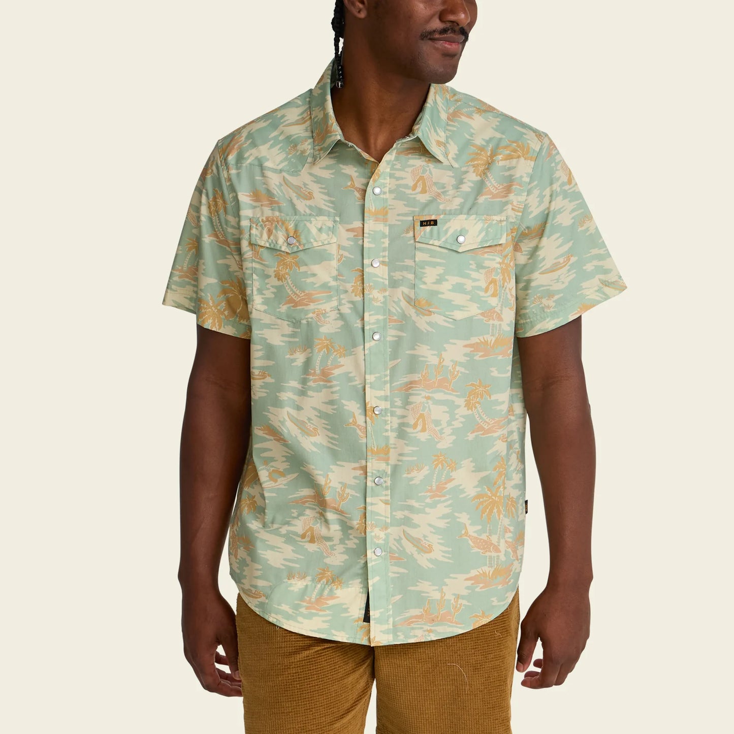 Howler Bros H Bar B Snapshirt - Dreamland : Seafoam