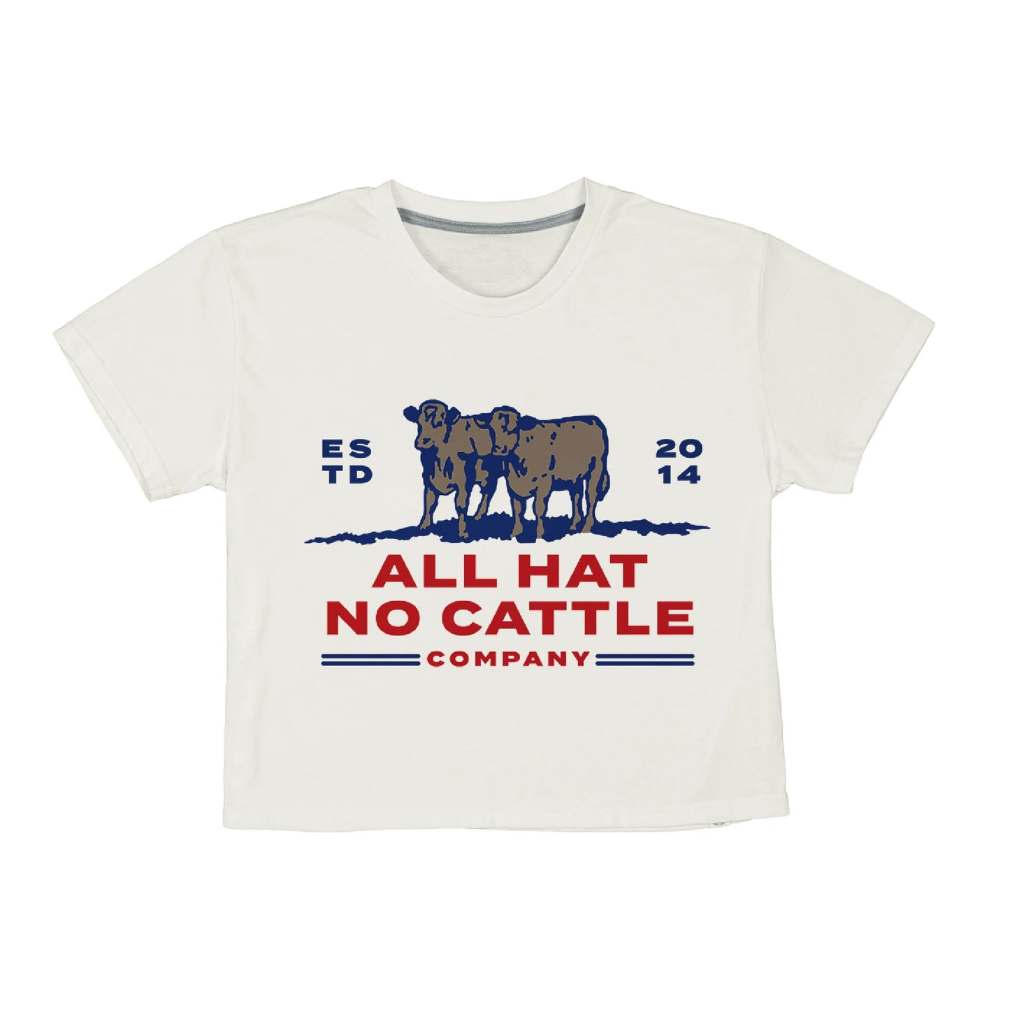 Sendero Provisiones Co. ALL HAT NO CATTLE WOMEN'S CROP TEE