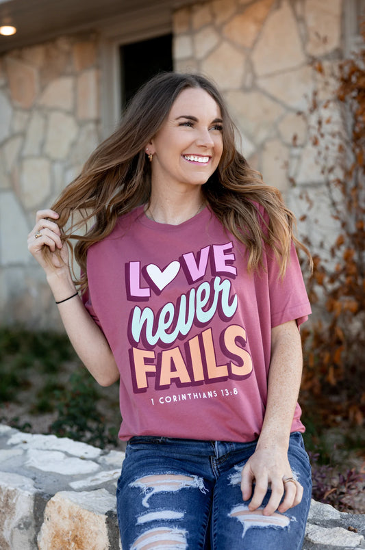 Jadelynn Brooke Love Never Fails Tee