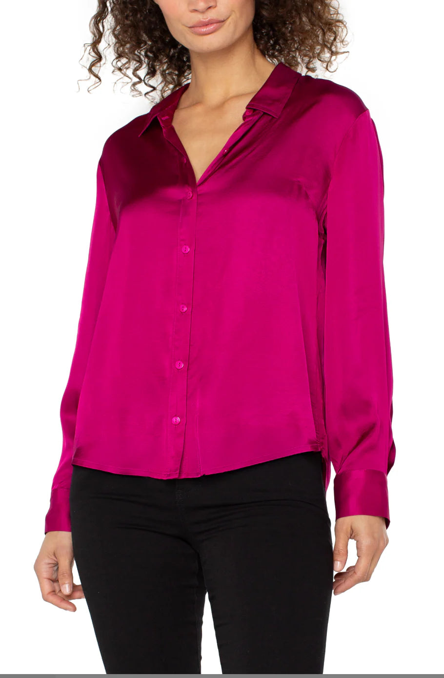Liverpool Button Front Woven Shirt