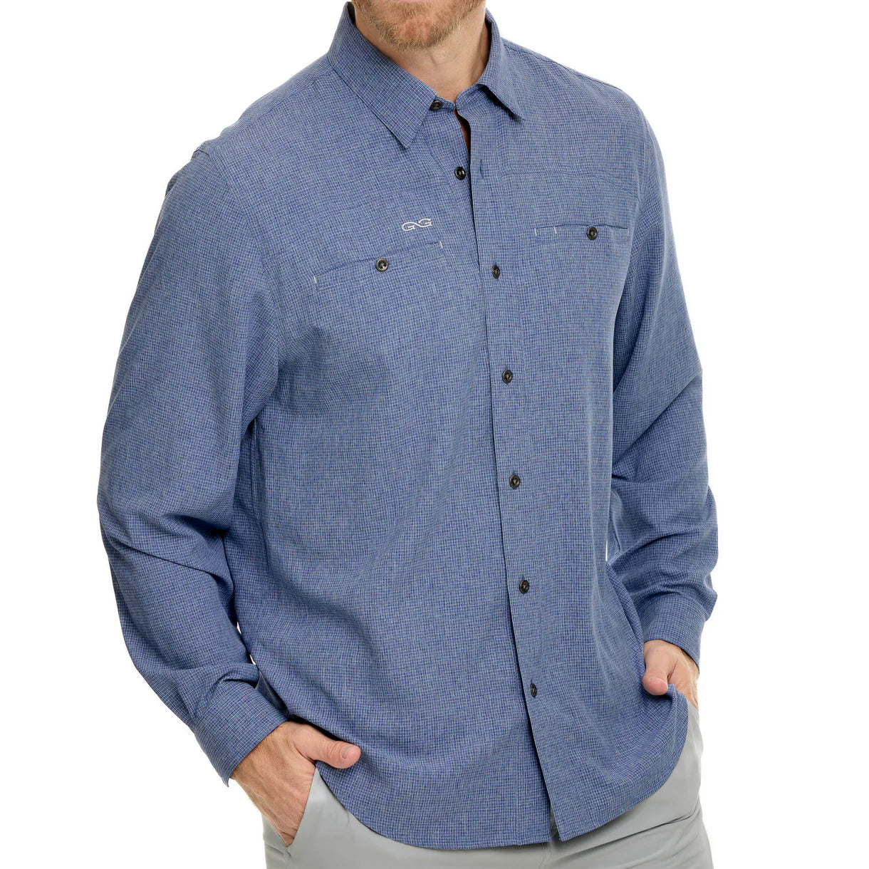 Game Guard Indigo Maverick Shirt | Long Sleeve