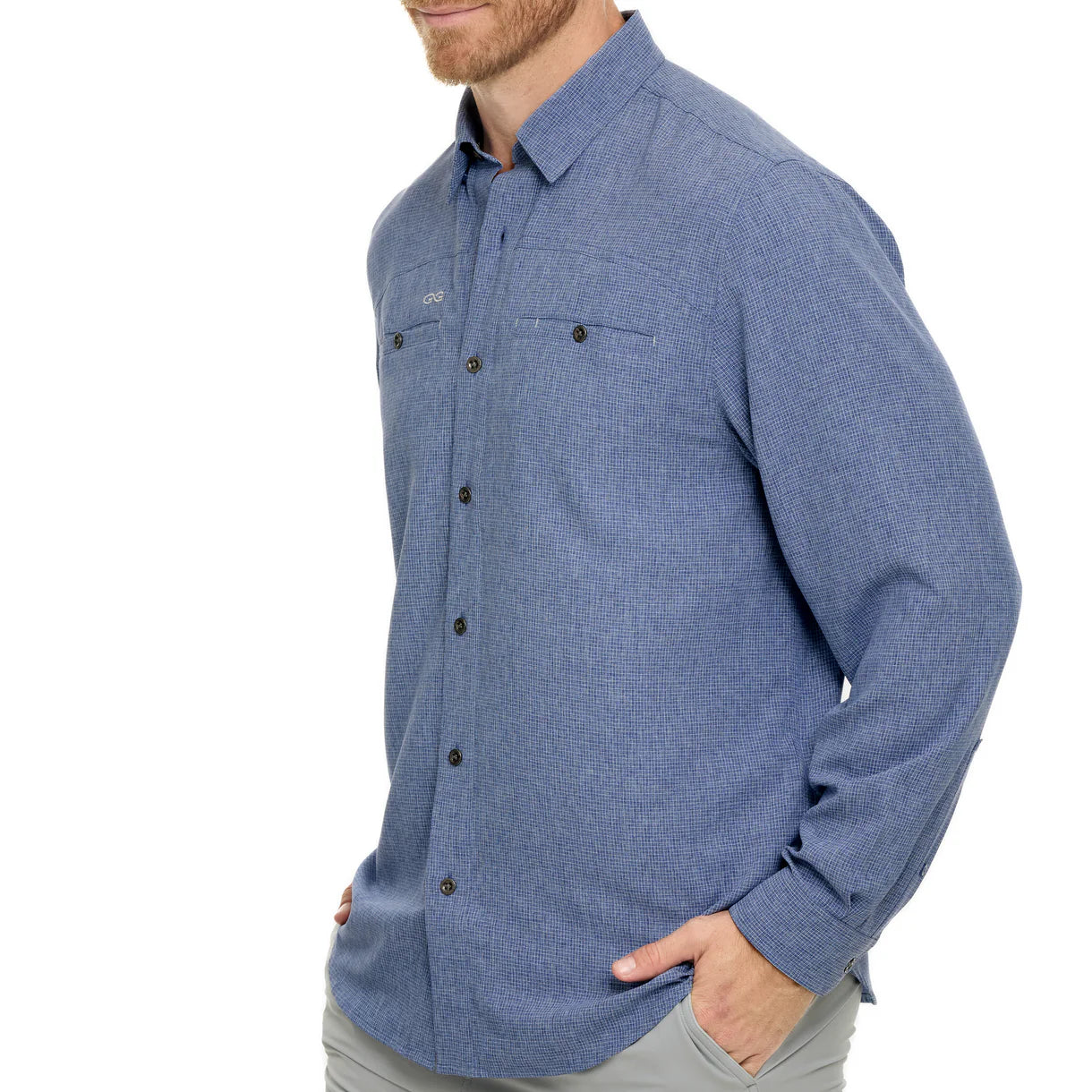 Game Guard Indigo Maverick Shirt | Long Sleeve