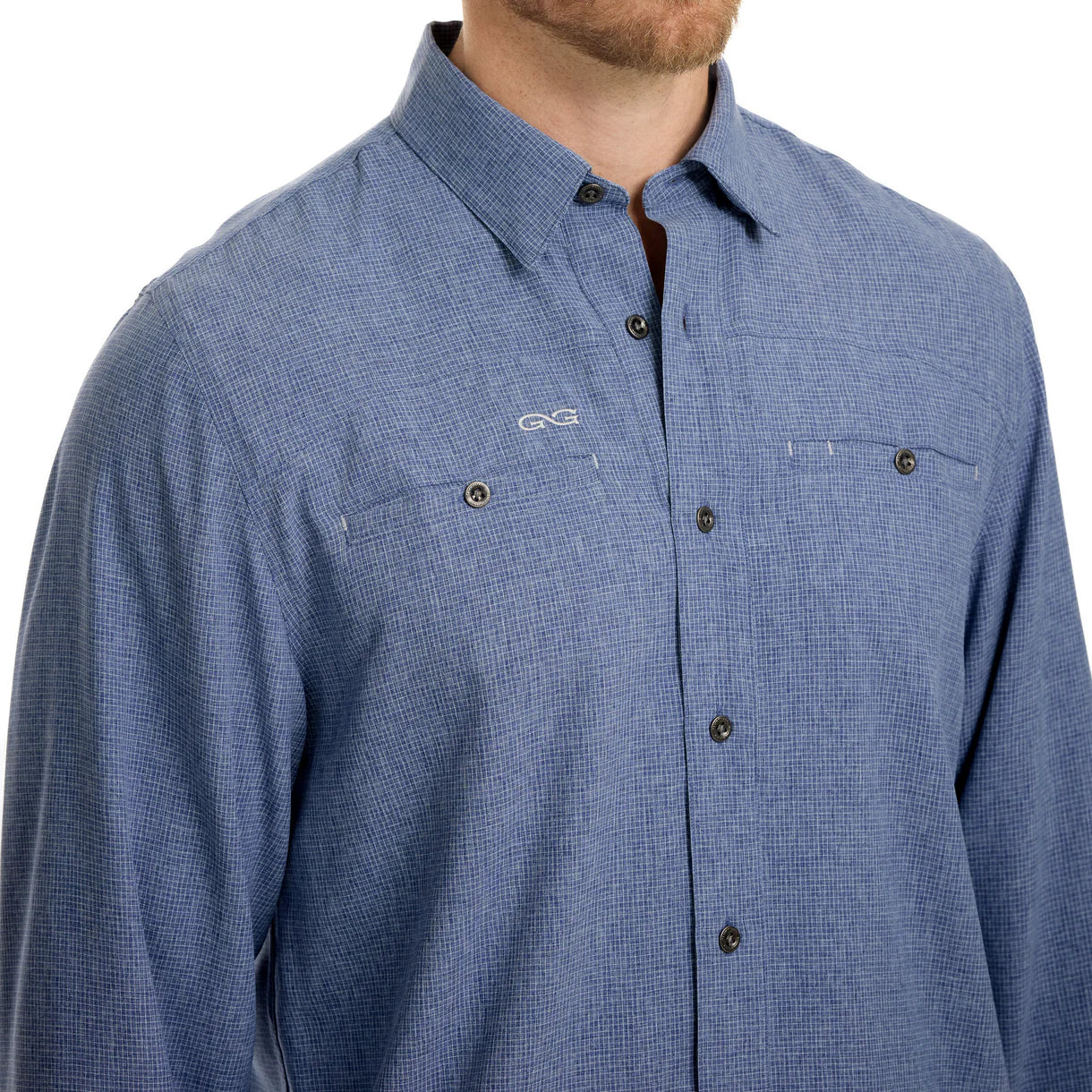 Game Guard Indigo Maverick Shirt | Long Sleeve