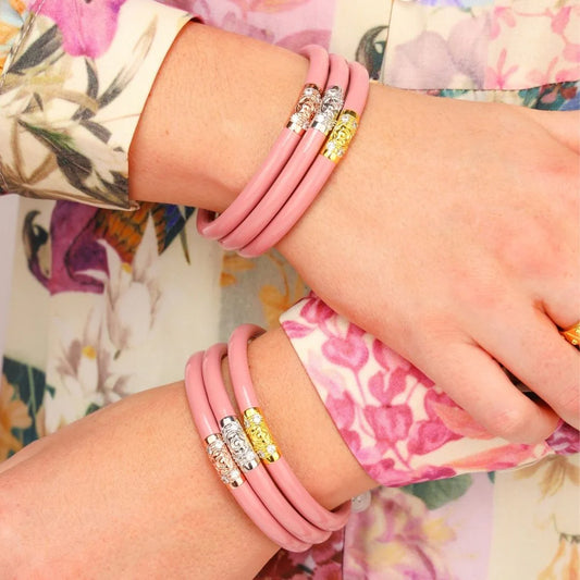 BuDha Girl THREE KINGS ALL WEATHER BANGLES® (AWB®) - BLUSH