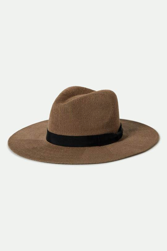 Brixton Lyons Knit Packable Hat - - Dark Tan/Black