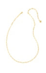 Kendra Scott Courtney Paperclip Necklace (Gold or Silver)