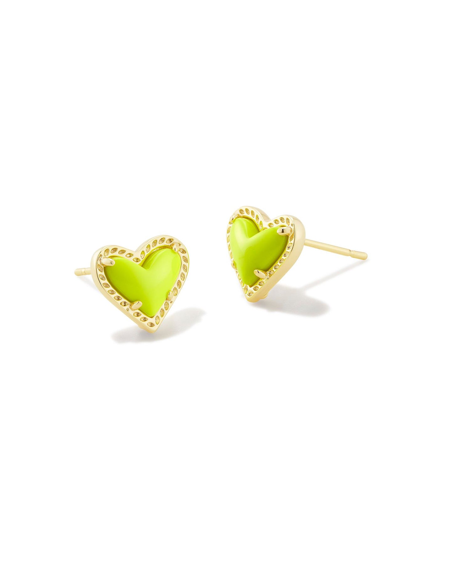 Kendra Scott Ari Heart Stud Earring Gold (multiple colors)