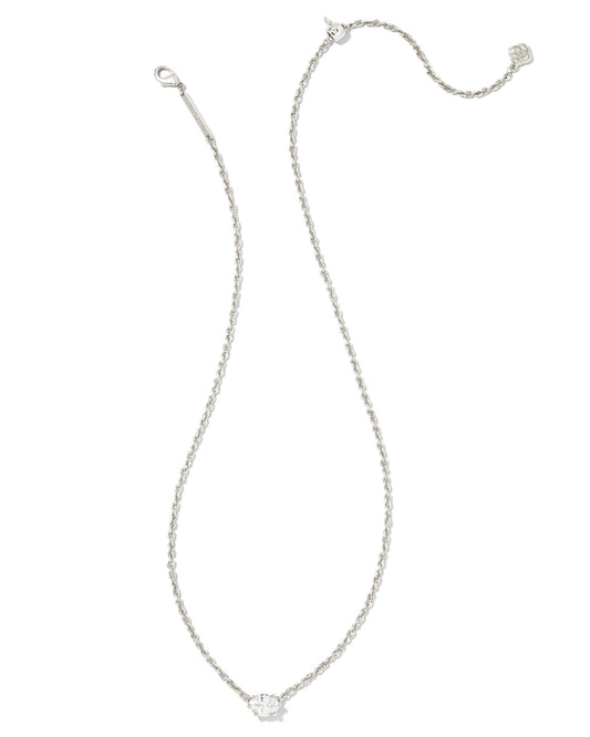 Kendra Scott CAILIN Silver PENDANT NECKLACE (Multiple Colors)