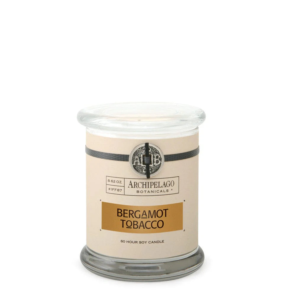 Archipeligo Botanicals Bergamot Tobacco Jar Candle