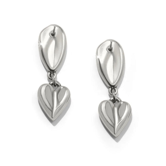Brighton Cascade Heart Unity Post Drop Earrings