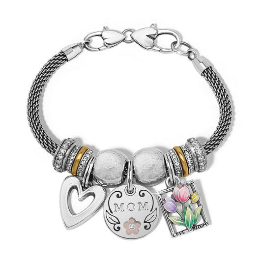 Brighton Cascade Open Heart Charm