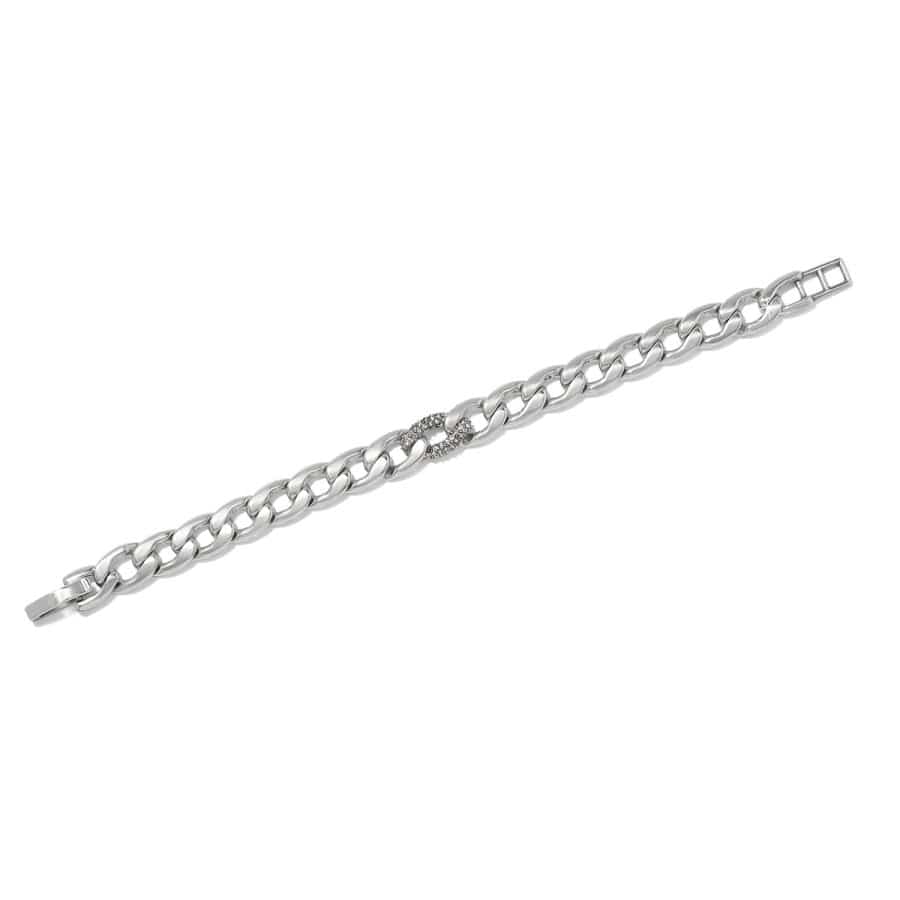 Brighton Cleo Pave Link Bracelet in Gold or Silver