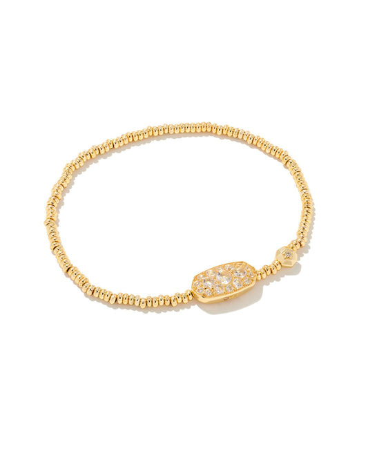 GRAYSON CRYSTAL STRETCH BRACELET (Gold or Silver)