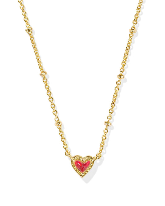 Mini Ari Heart Satellite Necklace (Multiple Colors)