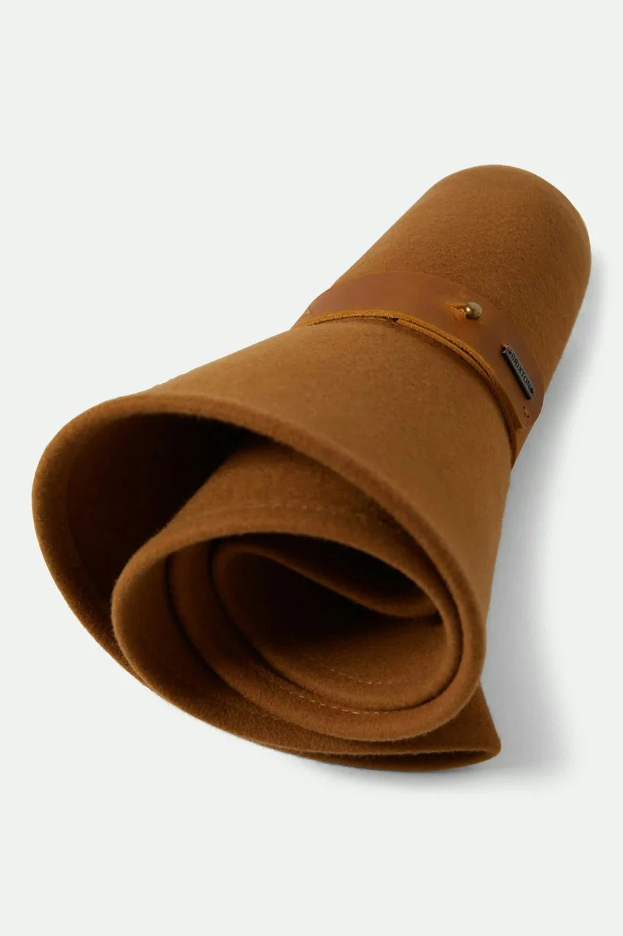 Brixton ELEANOR FELT PACKABLE HAT in Washed Copper