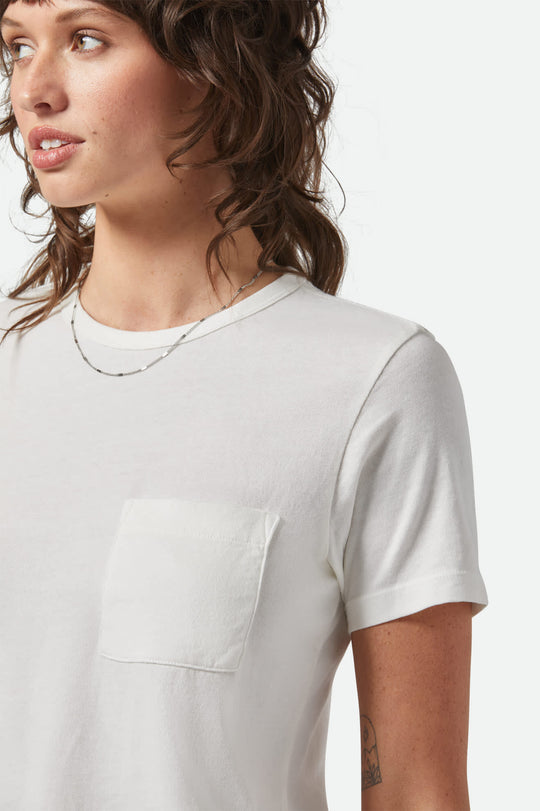 Carefree Organic Garment Dye Perfect T-Shirt - Black or Off White