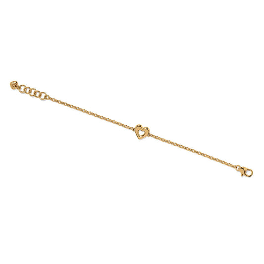 Brighton Enchanting Gem Heart Bracelet