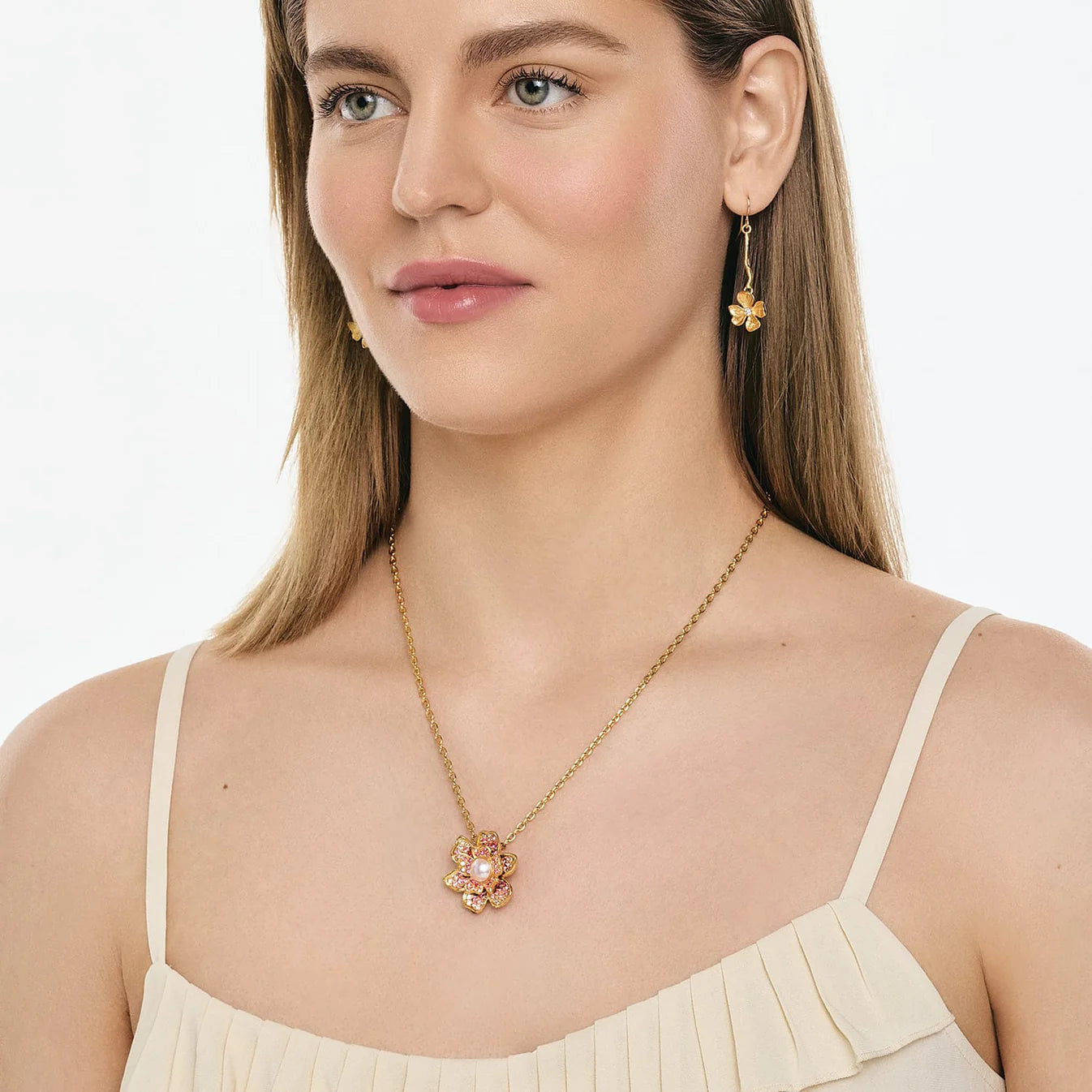 Brighton Everbloom Pearl Pink Necklace
