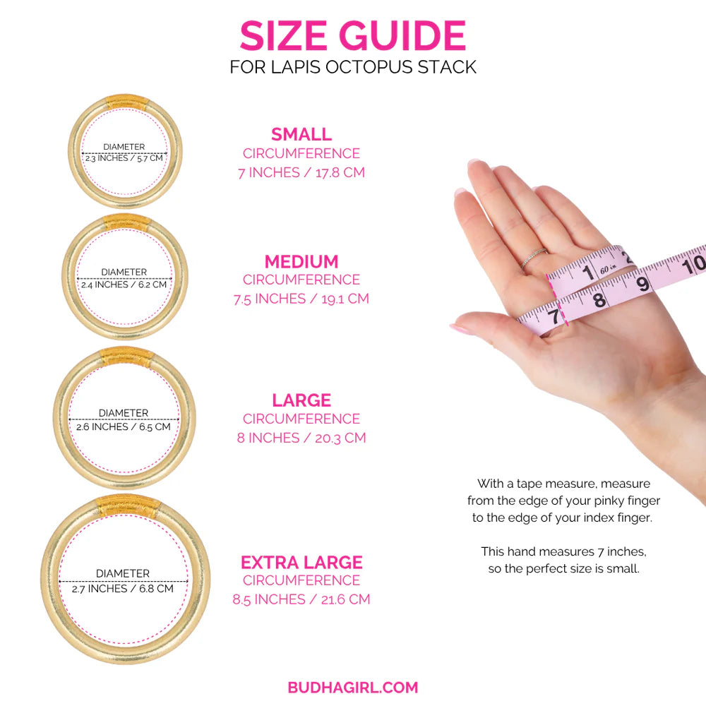 BuDha Girl ETOILE TZUBBIE ALL WEATHER BANGLE® (AWB®) - SERENITY PRAYER - Medium